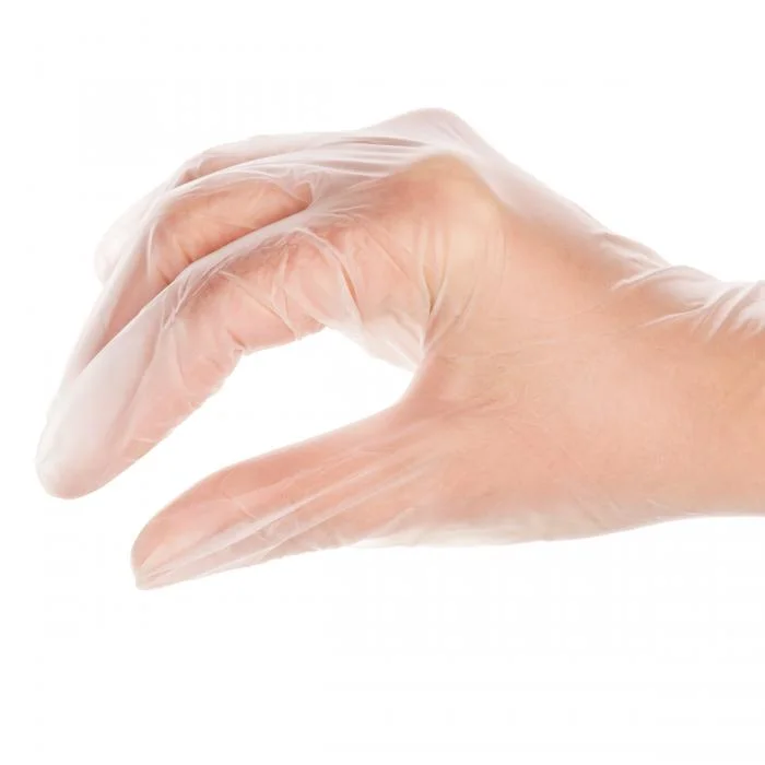 PVC Gloves 100PCS Bag Catering Takeaway Clear Thickened